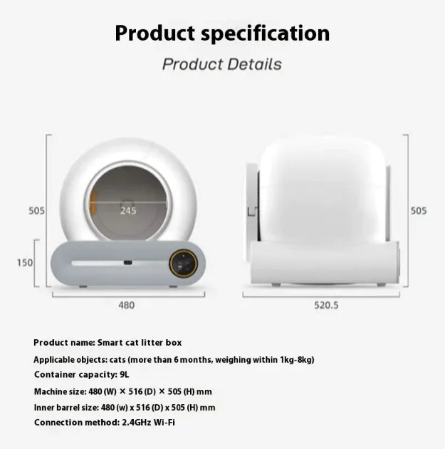 bac à litière automatique