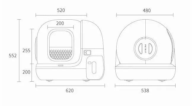 Bac à litière automatique Smart MAX