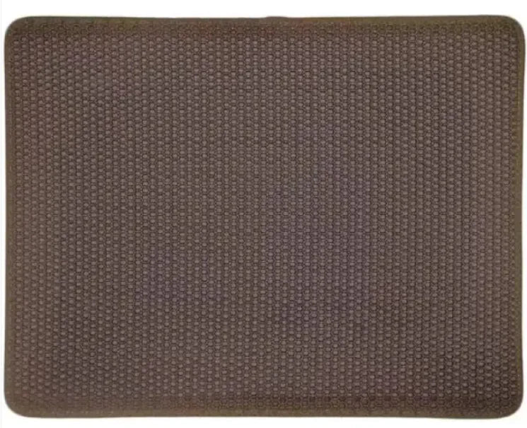 Tapis de litière double couche